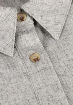 grijze modström blouses kalemmd overshirt
