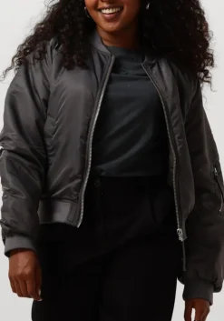 grijze modström jack jeromomd bomber jacket