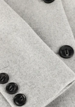 grijze modström mantel pamela coat