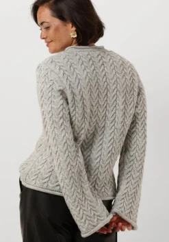 grijze modström t-shirt kurtismd v-neck