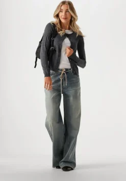 grijze modström vest hirokimd short cardigan