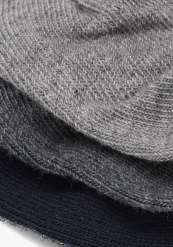 grijze mp denmark sokken cotton rib baby sock 3-pack