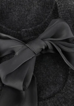 grijze neo noir top martha bow knit tee