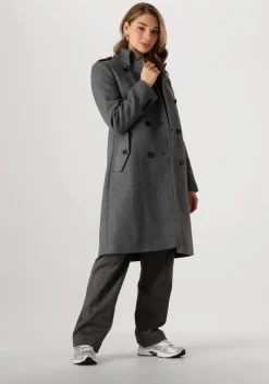 grijze neo noir top martha bow knit tee