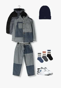 grijze nik & nik jack huxlee puffer jacket