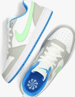 grijze nike lage sneakers court borgough low recraft