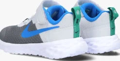grijze nike lage sneakers revolution 6 (tdv)