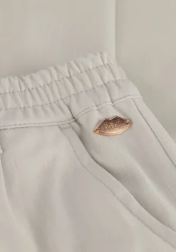 grijze nobell pantalon sayla girls wide pants silver grey