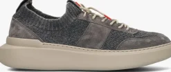 grijze nokwol lage sneakers ronda knit