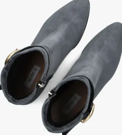 grijze notre-v enkellaarsjes 8552