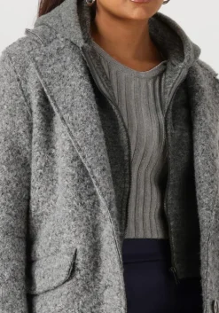 grijze nukus mantel inna jacket boucle
