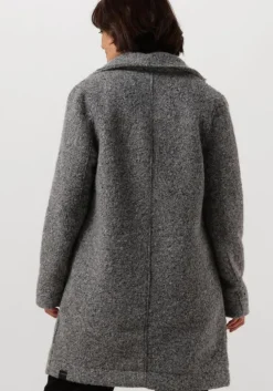 grijze nukus mantel mae coat boucle