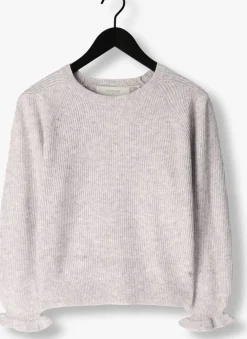grijze nukus trui fancy pullover sleeve