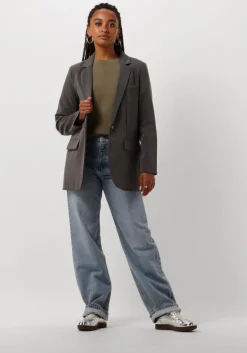 grijze object blazer objsigrid l/s blazer