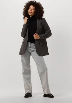 grijze object blazer objsigrid l/s blazer