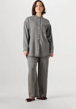 grijze object blouses objframe l/s lo shirt