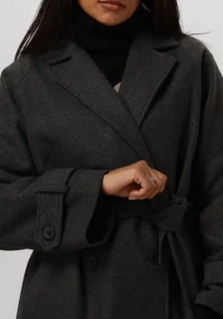 grijze object mantel objkeily l/s coat