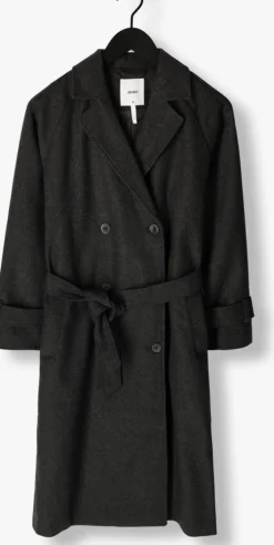 grijze object mantel objkeily l/s coat