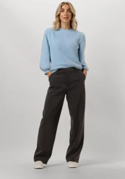 grijze object pantalon objsigrid hw casual pant noos