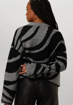 grijze object trui objdiana lo l/s knit pullover