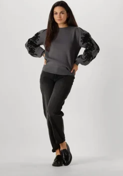 grijze object trui objjoana l/s knit pullover