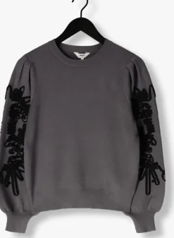 grijze object trui objjoana l/s knit pullover
