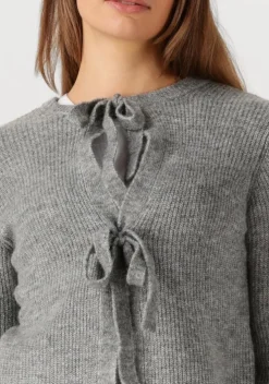 grijze object vest objparvi knit cardigan