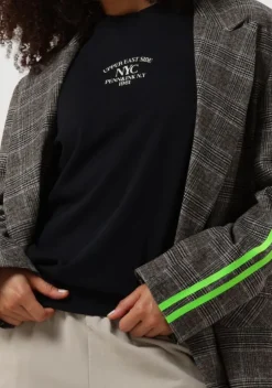 grijze penn & ink blazer 517 blazer stripe