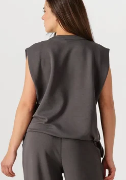 grijze penn & ink tops & t-shirts t-shirt knoop