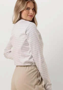 grijze penn & ink tops & t-shirts 516 sweater stripe