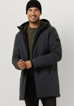 grijze peuterey gewatteerde jas metide md