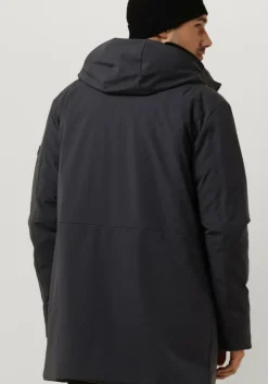 grijze peuterey gewatteerde jas metide md