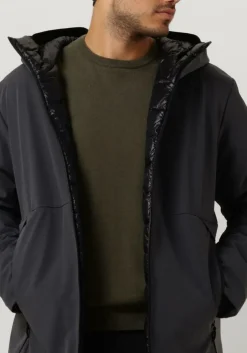 grijze peuterey gewatteerde jas metide md