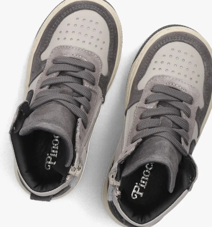 grijze pinocchio hoge sneakers p1301