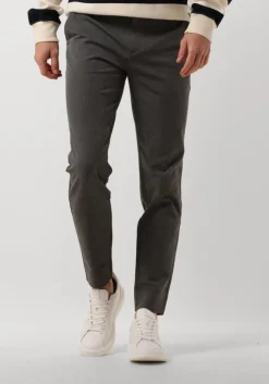 grijze plain pantalon josh 315