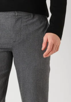 grijze plain pantalon josh pl 079