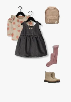 grijze play up mini jurk denim dress