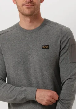 grijze pme legend trui r-neck american classic knit