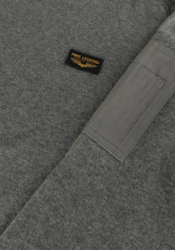 grijze pme legend trui r-neck american classic knit