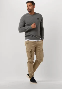 grijze pme legend trui r-neck american classic knit