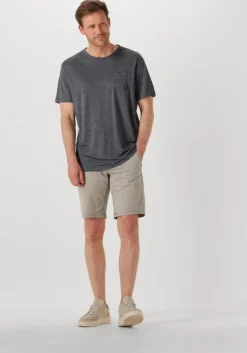 grijze pme legend t-shirt short sleeve r-neck linen jersey