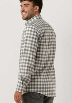 grijze porto milano klassiek overhemd lagos