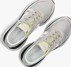 grijze premiata lage sneakers lauryn