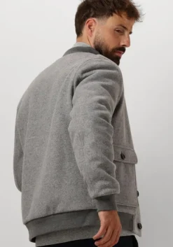 grijze profuomo jack outerw bmbr knit jack