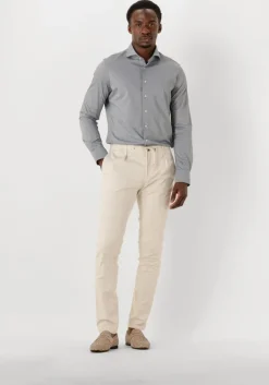 grijze profuomo klassiek overhemd shirt x-cutaway japanese knitted