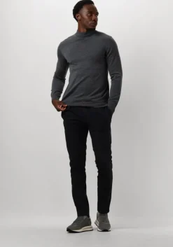 grijze profuomo trui pullover mock