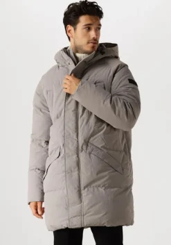 grijze pure path gewatteerde jas regular fit jackets padded405