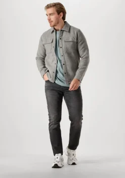 grijze pure path overshirt regular fit shirts over203