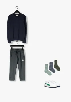 grijze raizzed joggingbroek saxton