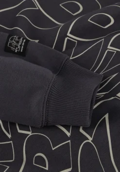 grijze raizzed sweater noby